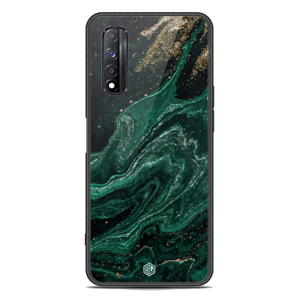 Marble Series Soft Phone Case - Metal Case - Design 3 - Realme Narzo 30