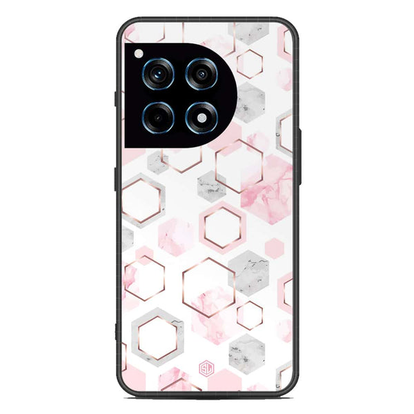 Stylish Marble Series Soft Phone Case - Metal Case - Design 4 - OnePlus 12R