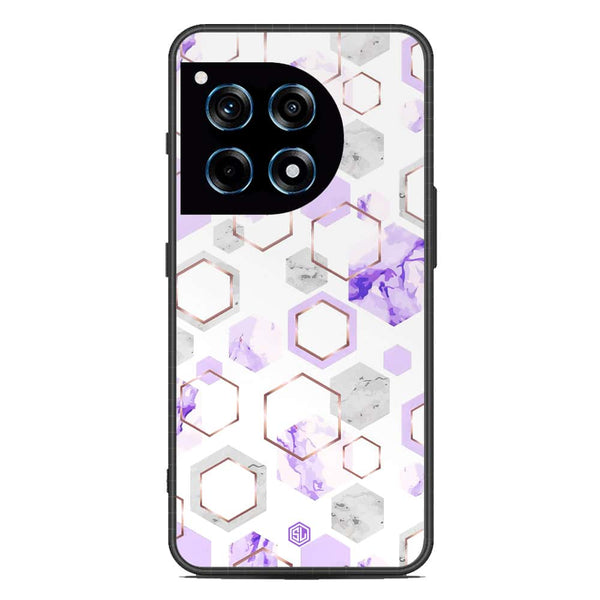 Stylish Marble Series Soft Phone Case - Metal Case - Design 5 - OnePlus 12R