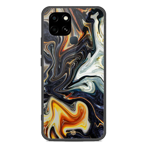 Marble Series Soft Phone Case - Metal Case - Design 1 - Infinix Smart 6 HD