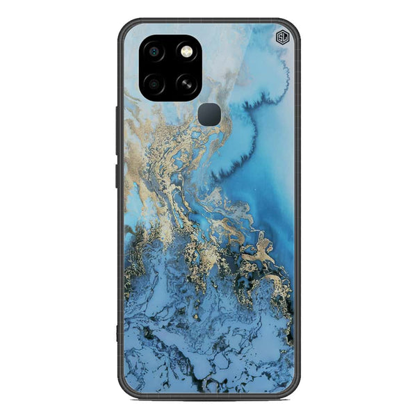 Marble Series Soft Phone Case - Metal Case - Design 2 - Infinix Smart 6 HD