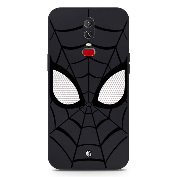 Cool Spider Design Soft Phone Case - Silica Gel Case - Black - OnePlus 6