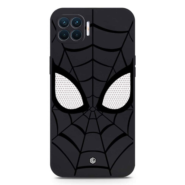 Cool Spider Design Soft Phone Case - Silica Gel Case - Black - Oppo Reno4 Lite