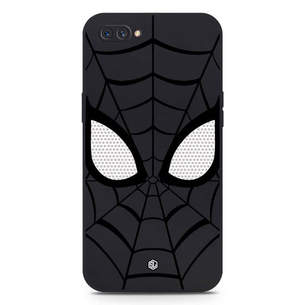 Cool Spider Design Soft Phone Case - Silica Gel Case - Black - Oppo A3s