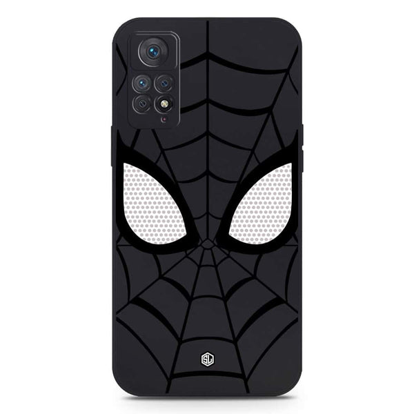 Cool Spider Design Soft Phone Case - Silica Gel Case - Black - Xiaomi Redmi Note 11E Pro