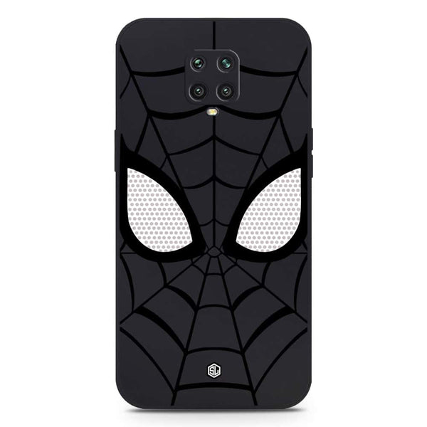 Cool Spider Design Soft Phone Case - Silica Gel Case - Black - Xiaomi Redmi Note 9S