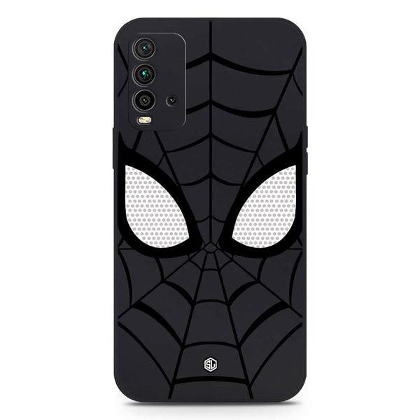 Cool Spider Design Soft Phone Case - Silica Gel Case - Black - Xiaomi Redmi Note 9 4G