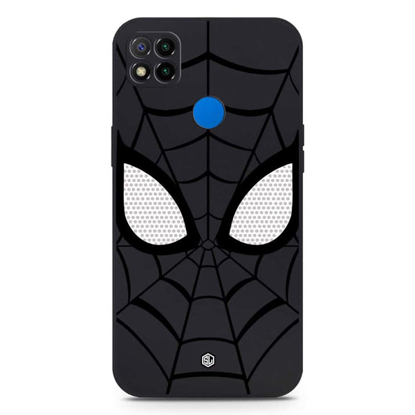 Cool Spider Design Soft Phone Case - Silica Gel Case - Black - Xiaomi Redmi 9C