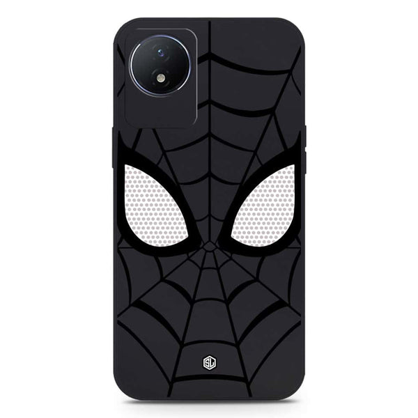 Cool Spider Design Soft Phone Case - Silica Gel Case - Black - Vivo Y02