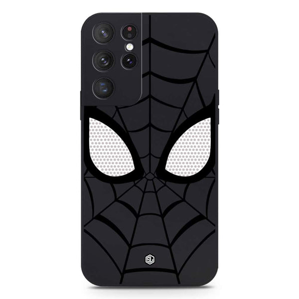 Cool Spider Design Soft Phone Case - Silica Gel Case - Black - Samsung Galaxy S21 Ultra 5G