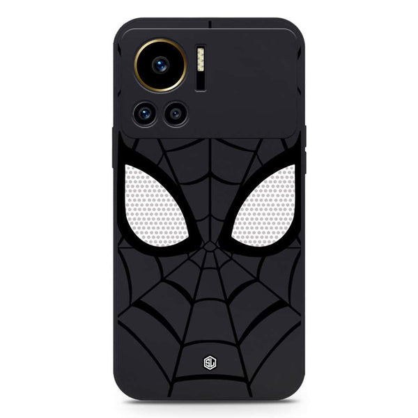 Cool Spider Design Soft Phone Case - Silica Gel Case - Black - Infinix Note 12 VIP