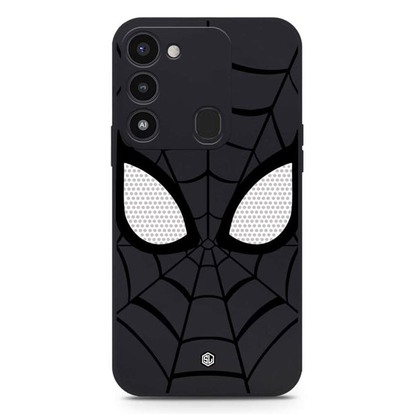 Cool Spider Design Soft Phone Case - Silica Gel Case - Black - Tecno Spark Go 2022