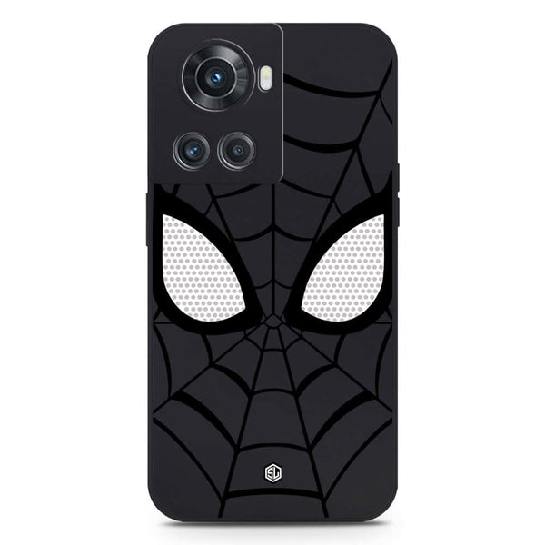 Cool Spider Design Soft Phone Case - Silica Gel Case - Black - OnePlus Ace