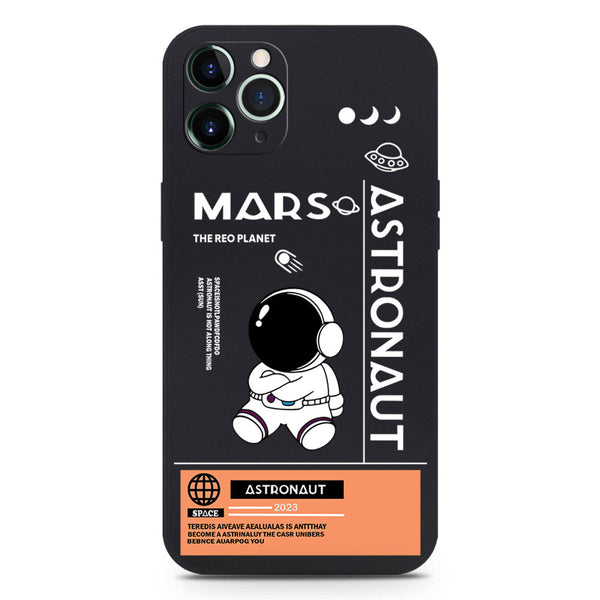 Astronaut Series Soft Phone Case - Silica Gel Case - Black - iPhone 11 Pro