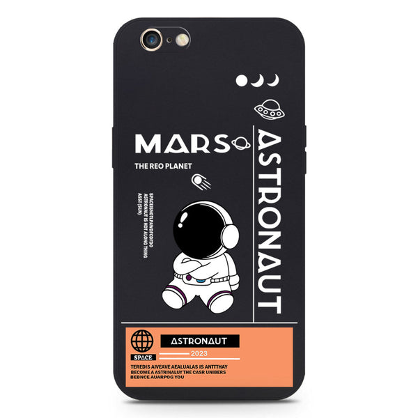 Astronaut Series Soft Phone Case - Silica Gel Case - Black - iPhone 6S / 6