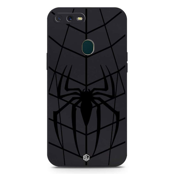 X-Spider Design Soft Phone Case - Silica Gel Case - Black - Oppo A12s