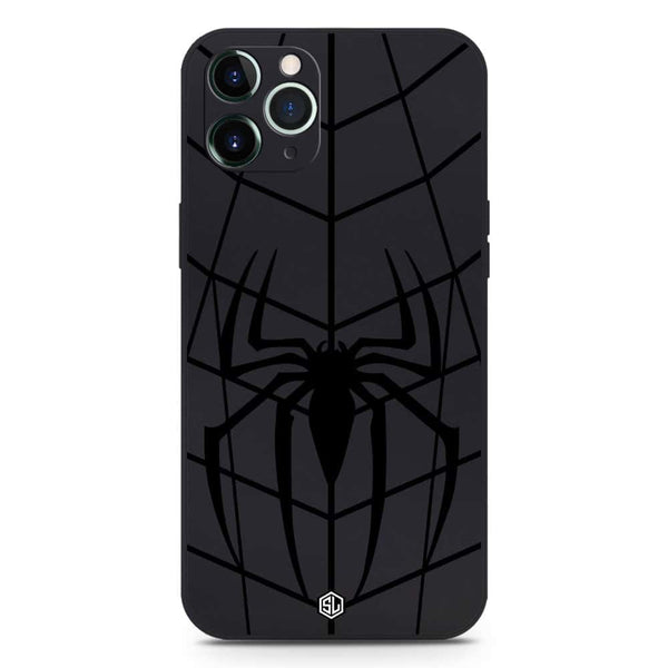 X-Spider Design Soft Phone Case - Silica Gel Case - Black - iPhone 11 Pro Max