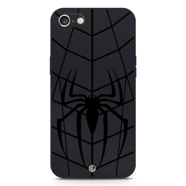 X-Spider Design Soft Phone Case - Silica Gel Case - Black - iPhone 8 / 7