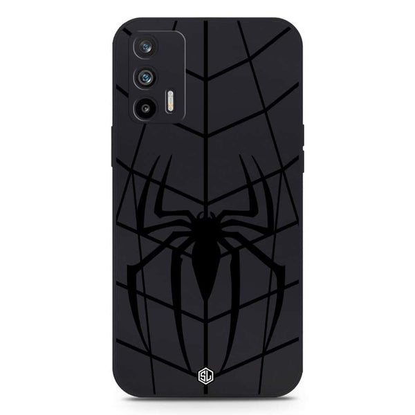 X-Spider Design Soft Phone Case - Silica Gel Case - Black - Realme GT 5G