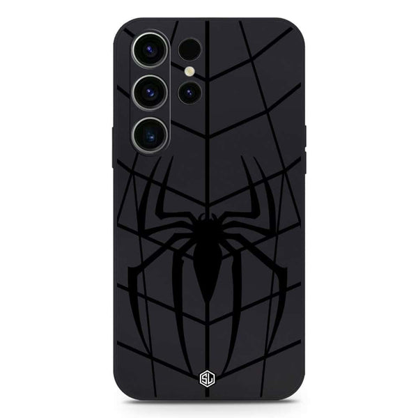 X-Spider Design Soft Phone Case - Silica Gel Case - Black - Samsung Galaxy S23 Ultra 5G