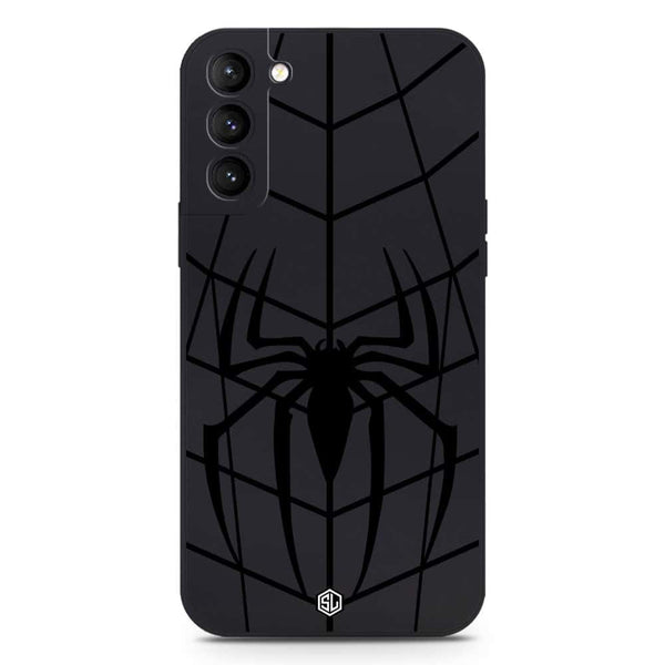 X-Spider Design Soft Phone Case - Silica Gel Case - Black - Samsung Galaxy S21 Plus 5G