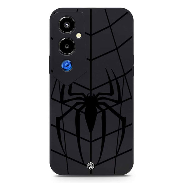 X-Spider Design Soft Phone Case - Silica Gel Case - Black - Tecno Spark Go 2022