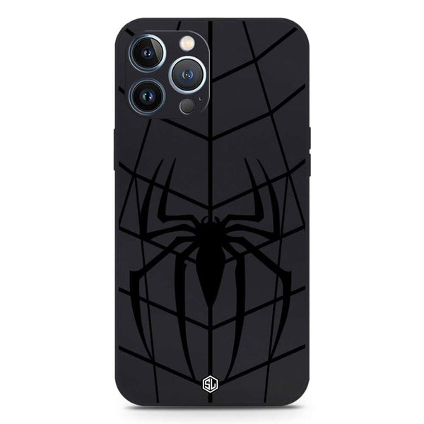 X-Spider Design Soft Phone Case - Silica Gel Case - Black - iPhone 13 Pro Max