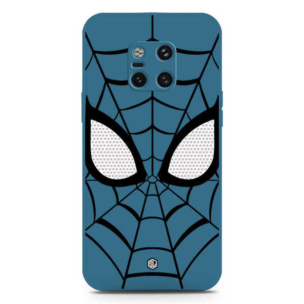 Cool Spider Design Soft Phone Case - Silica Gel Case - Blue - Huawei Mate 20 Pro