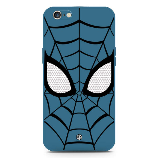 Cool Spider Design Soft Phone Case - Silica Gel Case - Blue - iPhone 6S / 6