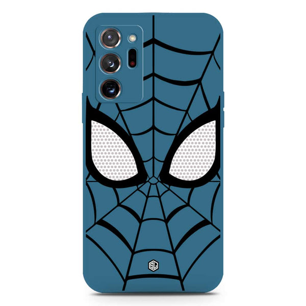 Cool Spider Design Soft Phone Case - Silica Gel Case - Blue - Samsung Galaxy Note 20 Ultra