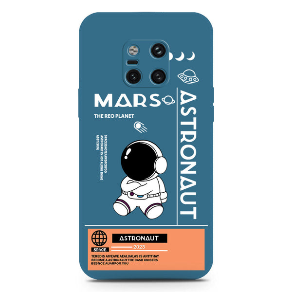 Astronaut Series Soft Phone Case - Silica Gel Case - Blue - Huawei Mate 20 Pro