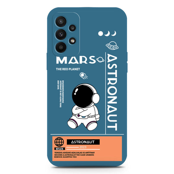 Astronaut Series Soft Phone Case - Silica Gel Case - Blue - Samsung Galaxy A23 5G