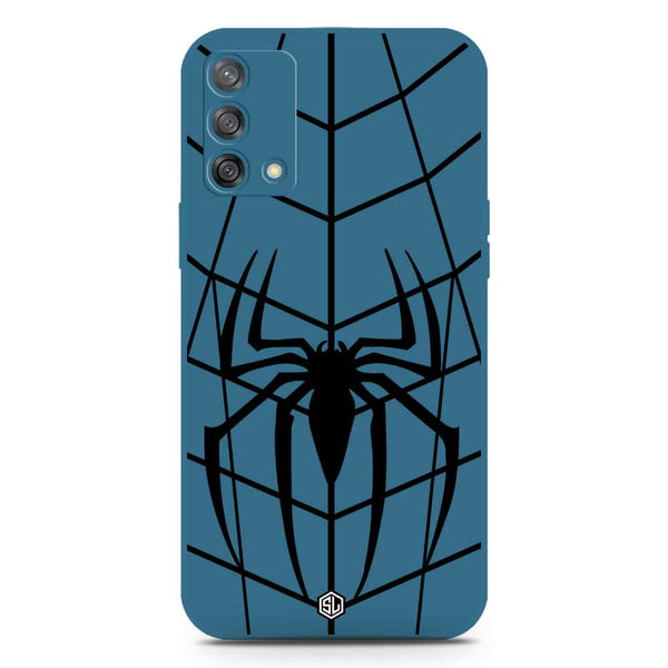 X-Spider Design Soft Phone Case - Silica Gel Case - Blue - Oppo A74