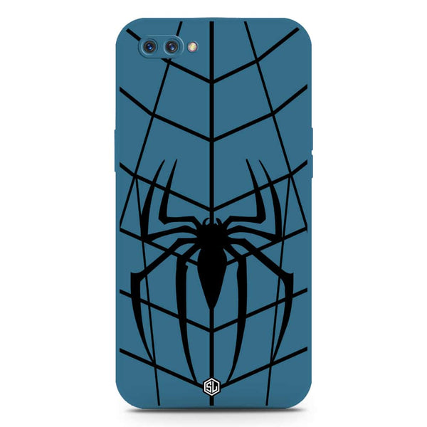 X-Spider Design Soft Phone Case - Silica Gel Case - Blue - Oppo A3s