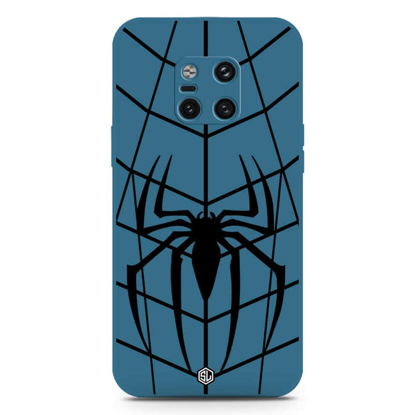 X-Spider Design Soft Phone Case - Silica Gel Case - Blue - Huawei Mate 20 Pro