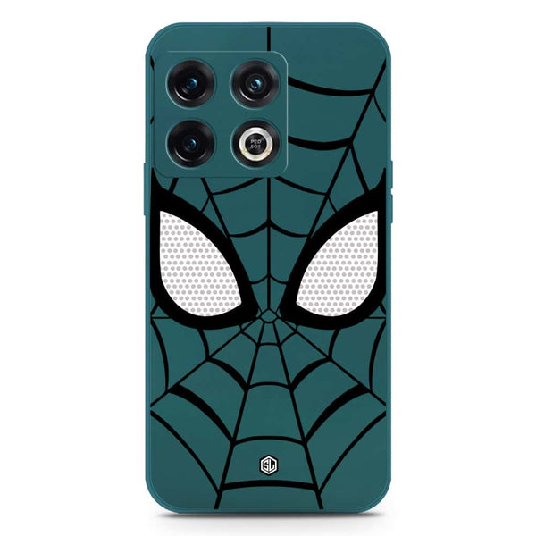 Cool Spider Design Soft Phone Case - Silica Gel Case - Darkgreen - OnePlus 10 Pro