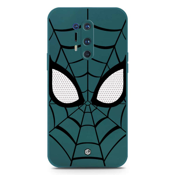 Cool Spider Design Soft Phone Case - Silica Gel Case - Darkgreen - OnePlus 8 Pro