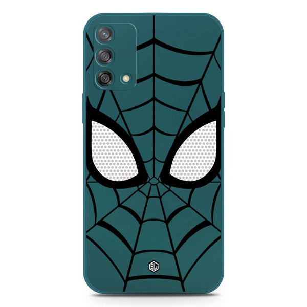 Cool Spider Design Soft Phone Case - Silica Gel Case - Darkgreen - Oppo A74