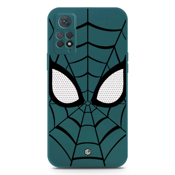 Cool Spider Design Soft Phone Case - Silica Gel Case - Darkgreen - Xiaomi Redmi Note 11E Pro