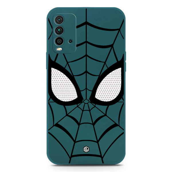 Cool Spider Design Soft Phone Case - Silica Gel Case - Darkgreen - Xiaomi Redmi Note 9 4G