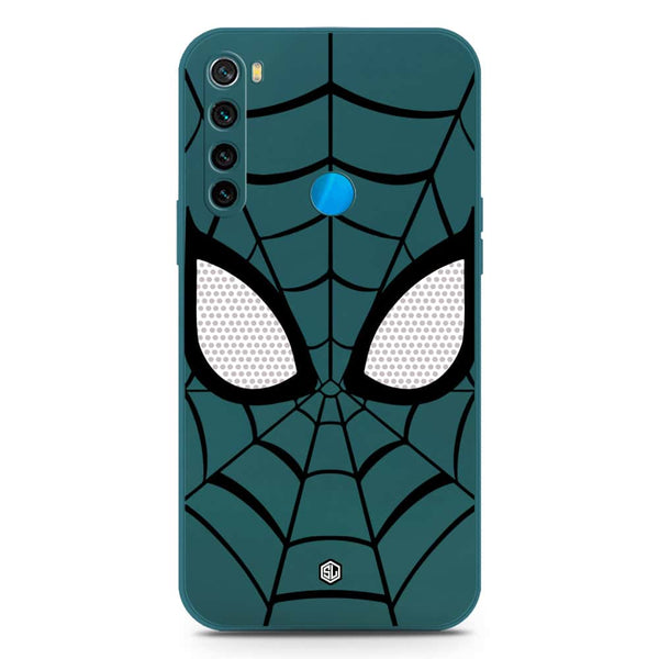 Cool Spider Design Soft Phone Case - Silica Gel Case - Darkgreen - Xiaomi Redmi Note 8