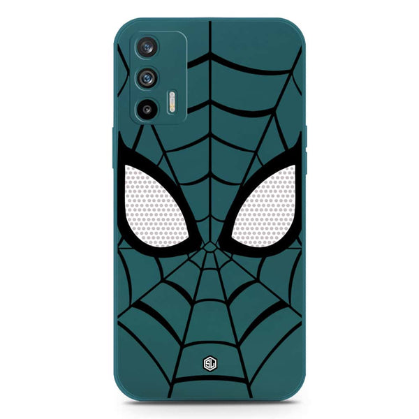 Cool Spider Design Soft Phone Case - Silica Gel Case - Darkgreen - Realme GT 5G