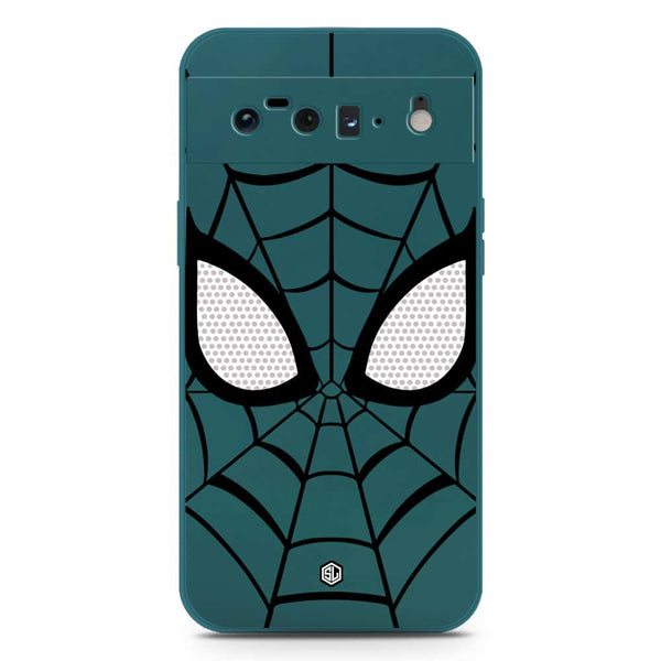 Cool Spider Design Soft Phone Case - Silica Gel Case - Darkgreen - Google Pixel 6 Pro