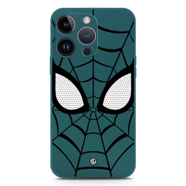 Cool Spider Design Soft Phone Case - Silica Gel Case - Darkgreen - iPhone 14 Plus