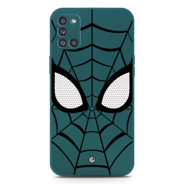 Cool Spider Design Soft Phone Case - Silica Gel Case - Darkgreen - Samsung Galaxy A31