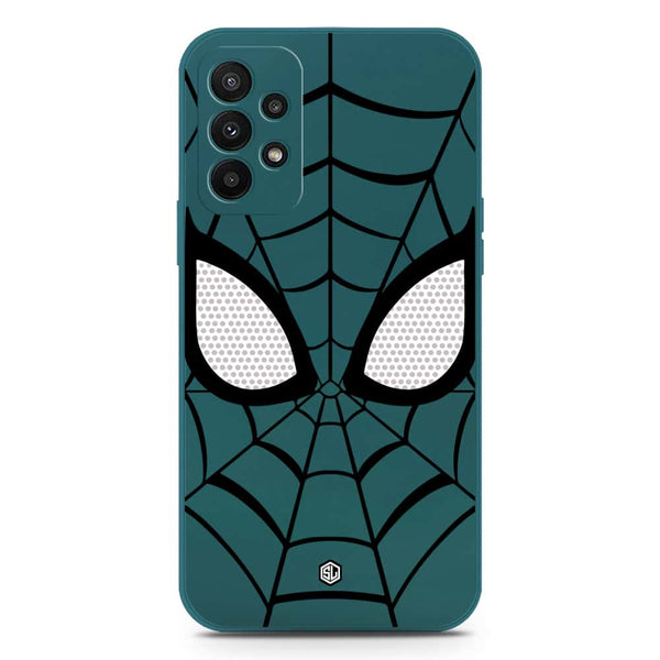 Cool Spider Design Soft Phone Case - Silica Gel Case - Darkgreen - Samsung Galaxy A23 5G