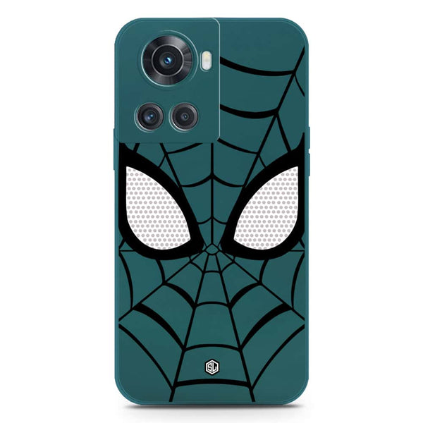 Cool Spider Design Soft Phone Case - Silica Gel Case - Darkgreen - OnePlus Ace