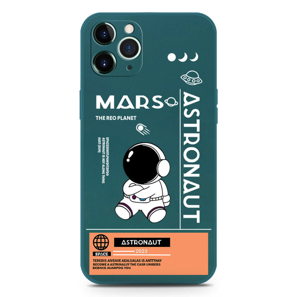 Astronaut Series Soft Phone Case - Silica Gel Case - Darkgreen - iPhone 11 Pro Max