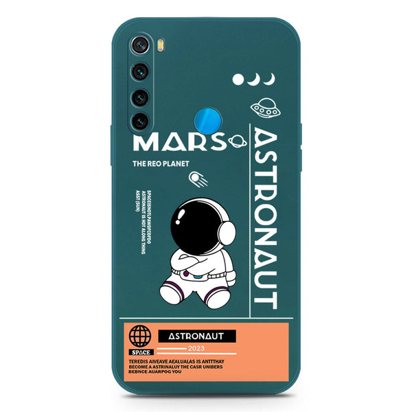 Astronaut Series Soft Phone Case - Silica Gel Case - Darkgreen - Xiaomi Redmi Note 8