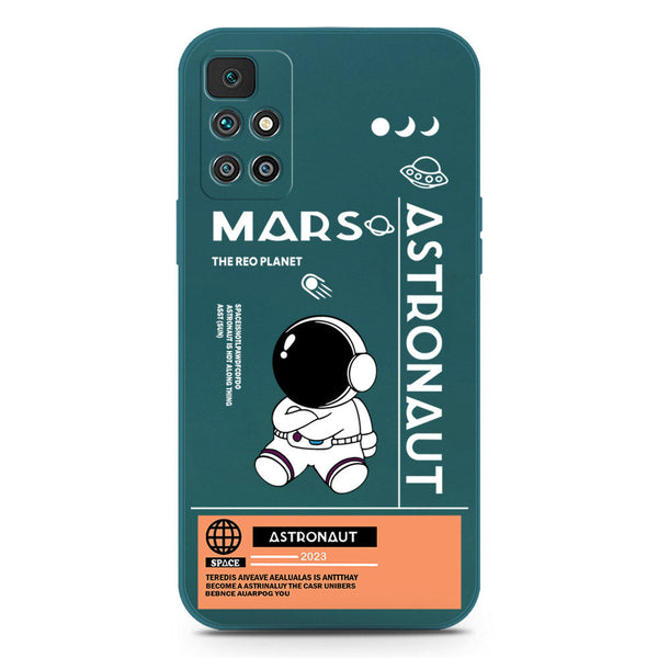 Astronaut Series Soft Phone Case - Silica Gel Case - Darkgreen - Xiaomi Redmi 10 Prime